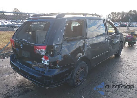 2008 Toyota Sienna Le из США, поврежденный, VIN 5TDZK23C68S100924